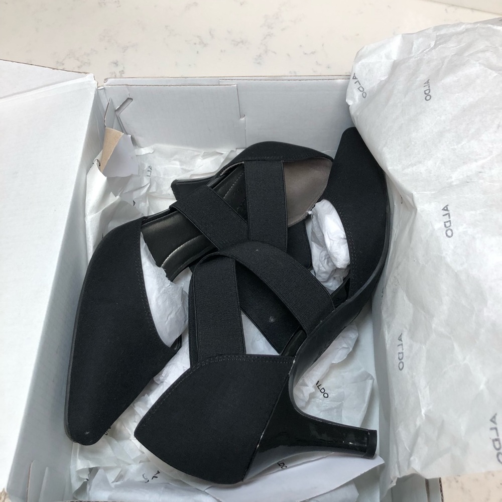 Life Stride Strapped Black Women's Heels Y2K Size 8.5